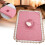 Pinkes Spa-Massagebettlaken mit Loch, 50x80cm, Polyester 8