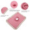 Pinkes Spa-Massagebettlaken mit Loch, 50x80cm, Polyester 11