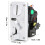 Comparative Coin Selector Box Acceptor CPU with LED Light Flip Cover for Game Machine Silver 5