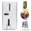 Comparative Coin Selector Box Acceptor CPU with LED Light Flip Cover for Game Machine Silver 1
