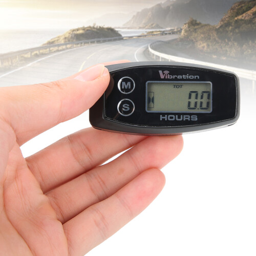 Hour Meter Waterproof Vibrating Wireless Timing System for Motorcycle ATV RL HM015B