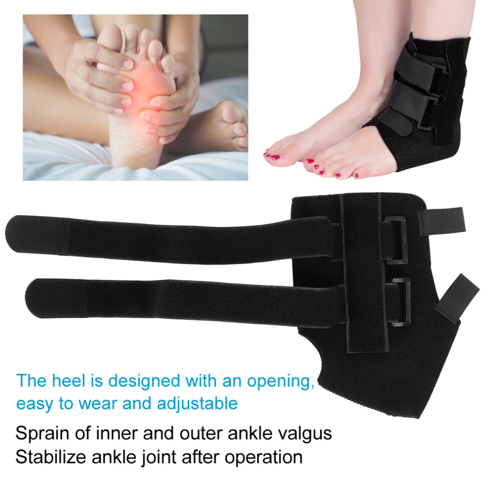 Black Foot Ankle Brace Fracture Sprain Fixation Splint Ankle Fixation Supportl