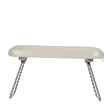 PU-Leder-Nagelhandkissen mit Halter Maniküre-Armausleger Polster Beige/Weiß