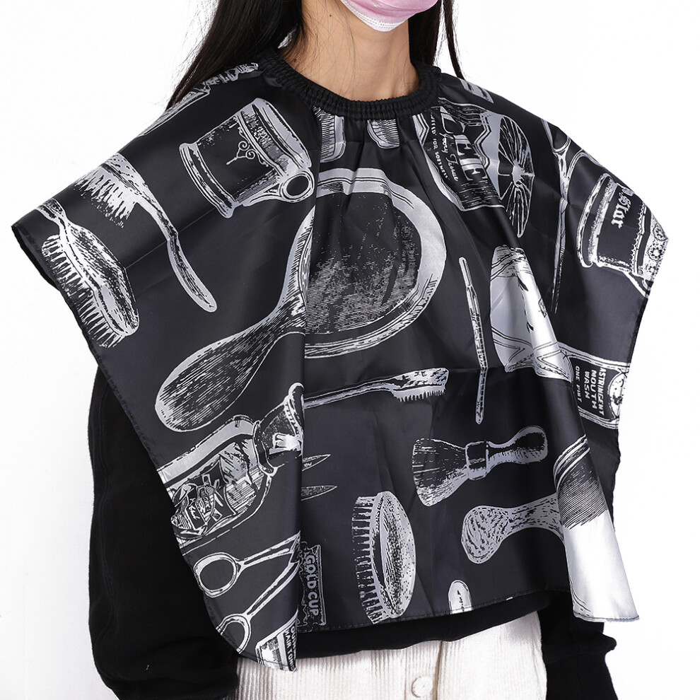 Professional Kid Hairdressing Apron Hair Cutting Dyeing Wrap Cape for Barber Shop