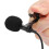 E1 Black Two Head Mini Collar Clip Microphone for Mobile Phone Live Broadcast Recording Interview 4