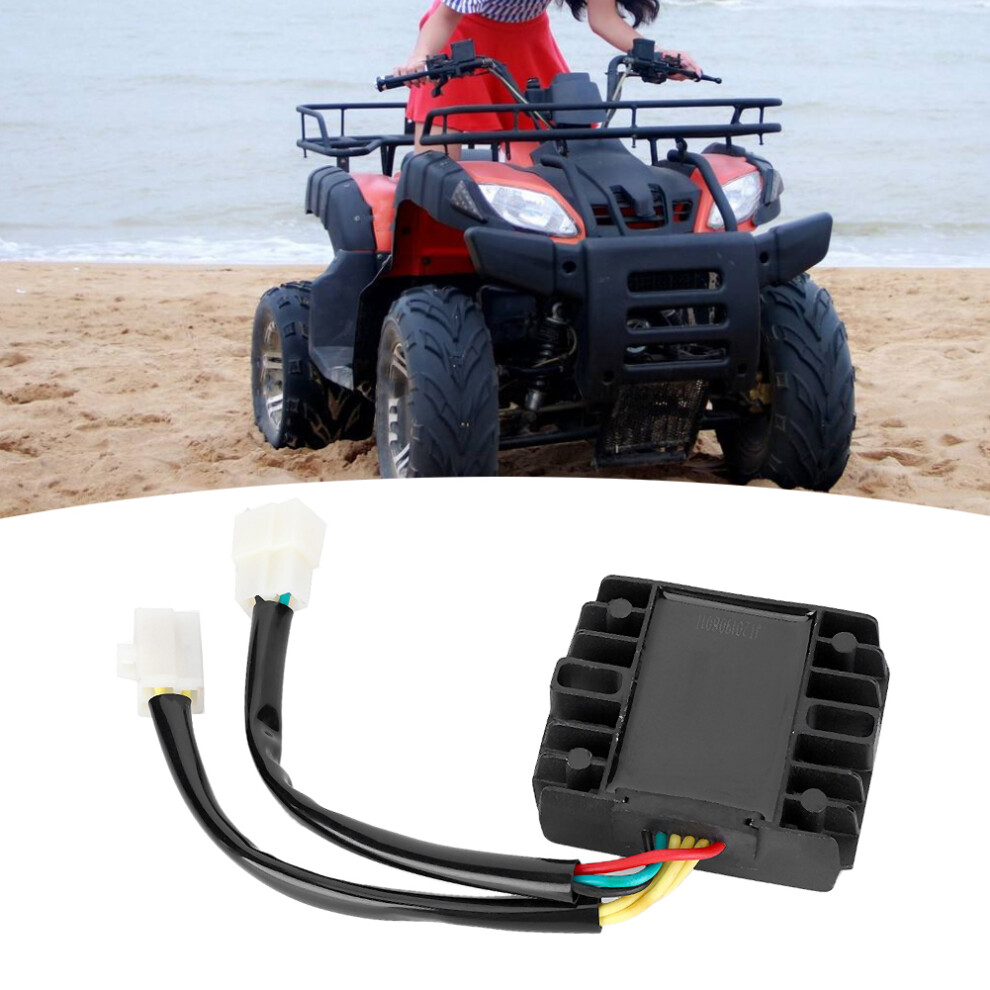 Dc12v 6 Wire Motorcycle Voltage Rectifier Regulator Fit For Gy6 50Cc 125Cc 150Cc 200Cc 250Cc Scooter 7621323749426