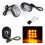 9LED Motorradblinkleuchte 12V Universaler Blinkgeber Gelb 9