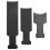 3 Stück Haarfärbe-Board-Set, Kunststoff, S/M/L, Schwarz für Haarfärbung 2