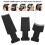 3 Stück Haarfärbe-Board-Set, Kunststoff, S/M/L, Schwarz für Haarfärbung 3