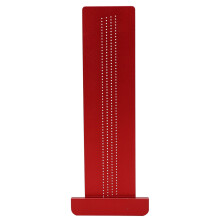 TS-8 Aluminium-Holzbohr-Lehre T-Form 233x88x14mm Rot