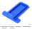TS-3 Aluminum Alloy Ruler Woodworking Measuring Tool Mini Scriber Hardware AccessoryBlue 4