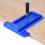 TS-3 Aluminum Alloy Ruler Woodworking Measuring Tool Mini Scriber Hardware AccessoryBlue 10