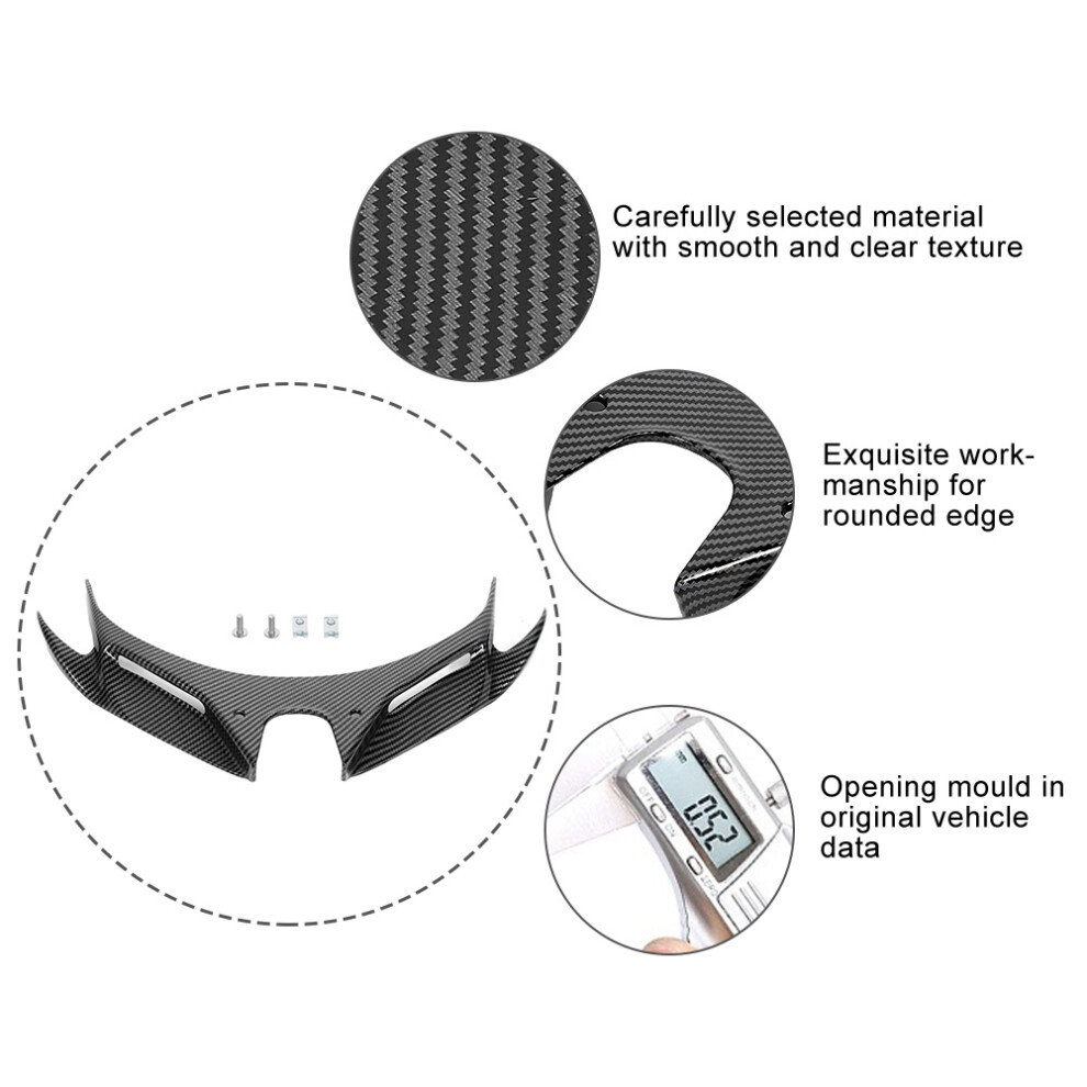 Carbon Fiber Style Front Fairing Aerodynamic Wing Cover Fits For 250/400 18Â20 8081323756951