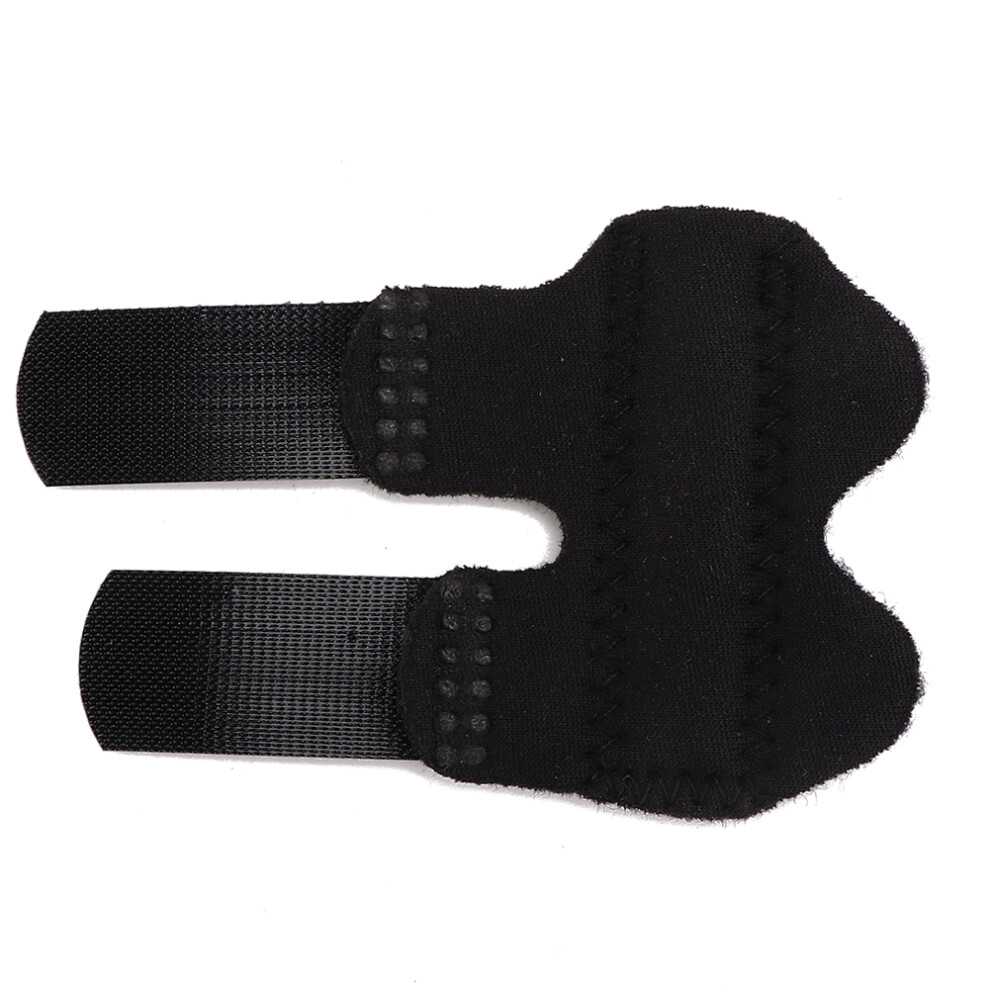 Finger Splint Brace Corrective Sleeve Fixing Belt for Straighten Broken Bent Children Woman Useblack
