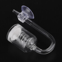 High Transparent Glass Aquarium Carbon Dioxide Refiner Fish Tank CO2 Screw Dissolver Diffuser Atomizer