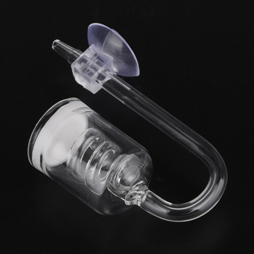 High Transparent Glass Aquarium Carbon Dioxide Refiner Fish Tank CO2 Screw Dissolver Diffuser Atomizer