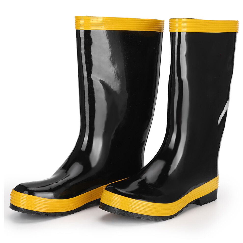 Fire Fighting Rescue Boots Non-Slip High Temperature Resistance Rubber Safety Shoes(40 ) 4901323762292