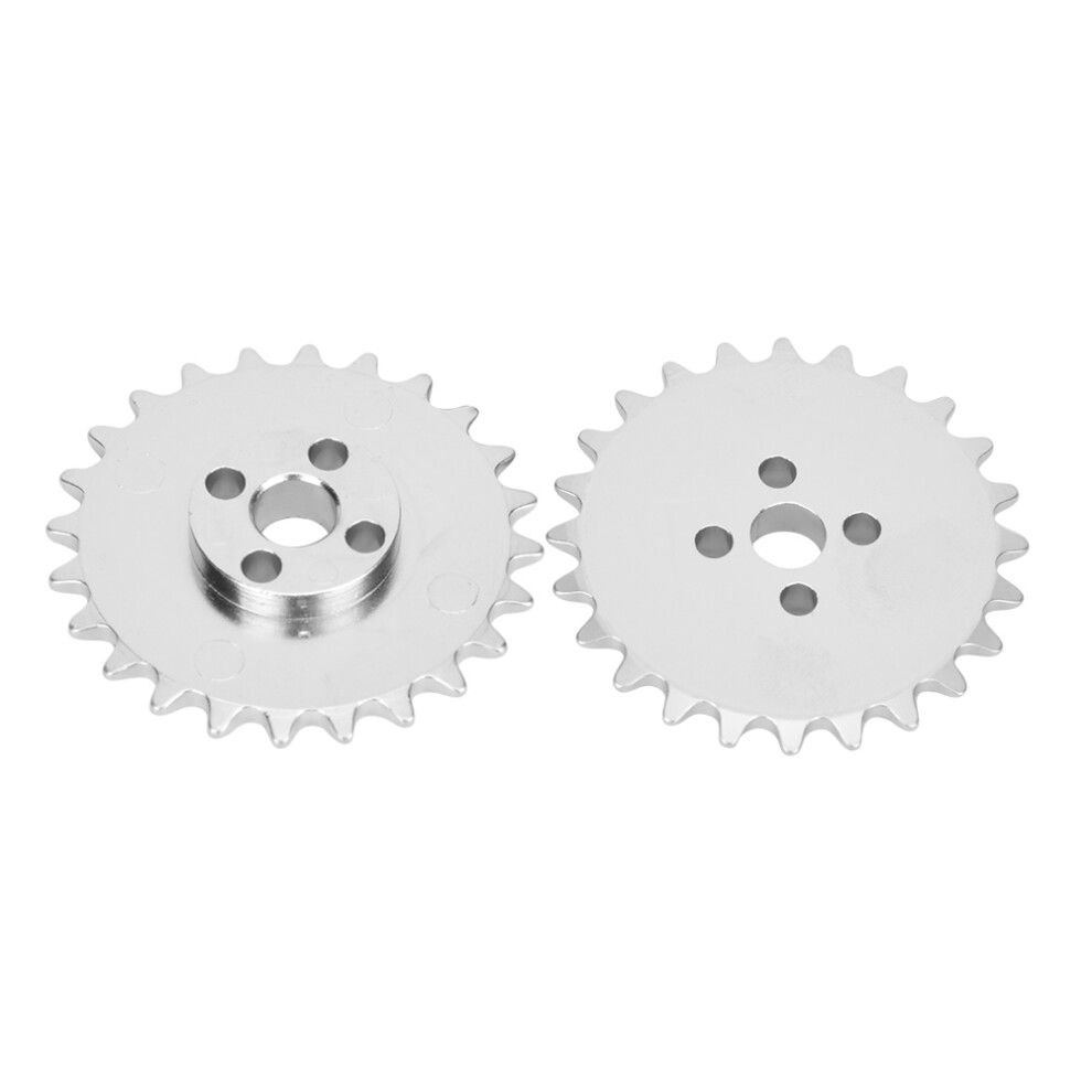 2Pcs 24-Tooth Sprockets Zinc Alloy Toothed Chain Gear Industrial Robot Parts 52Mm X 6.8Mm 9311323763543