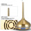 120ml Gold Air Humidifier Fragrance Diffuser Night Light 7