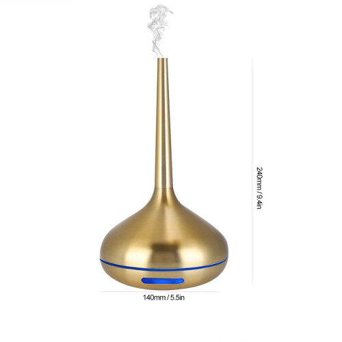 120ml Gold Air Humidifier Fragrance Diffuser Night Light 1
