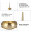 120ml Gold Air Humidifier Fragrance Diffuser Night Light 4
