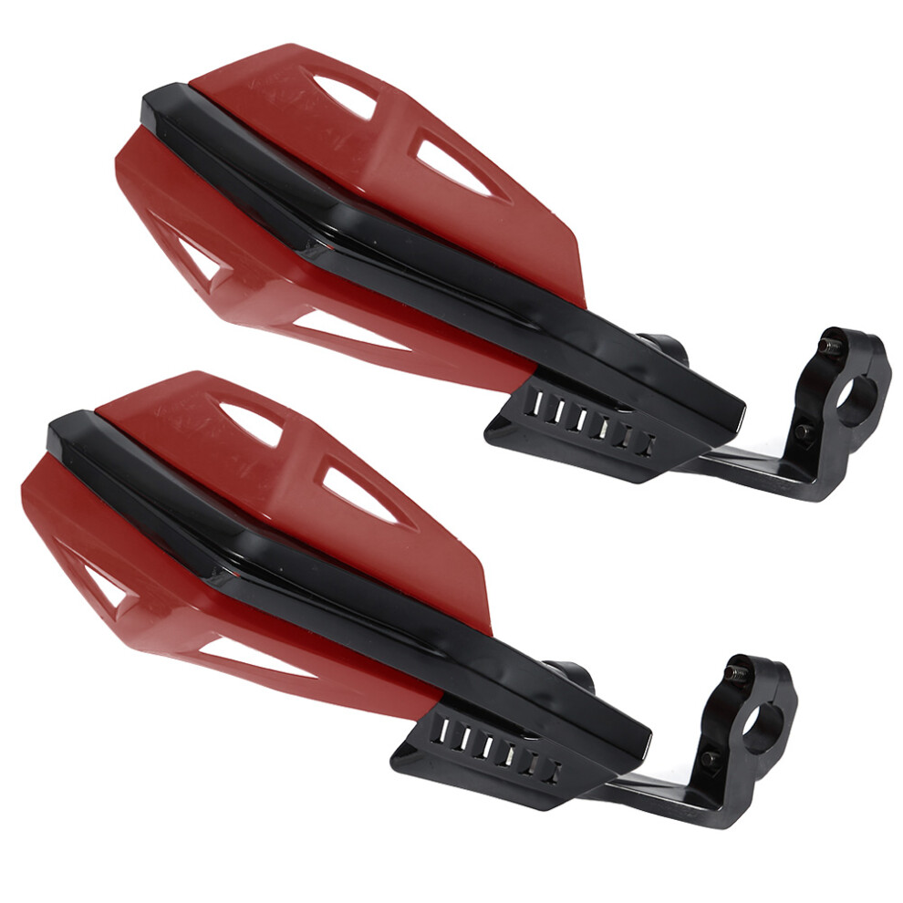 Motorcycle Hand Guard 7/8In 22Mm Abs Fall Resistant Protector Universal For Motorcycle Electric Bike Scooter(Rouge Foncã© ) 3381323767274