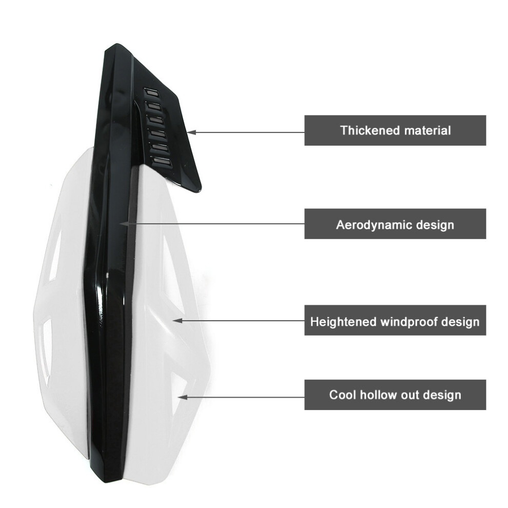 Motorcycle Hand Guard 7/8In 22Mm Abs Fall Resistant Protector Universal For Motorcycle Electric Bike Scooterwhite 9311323767251