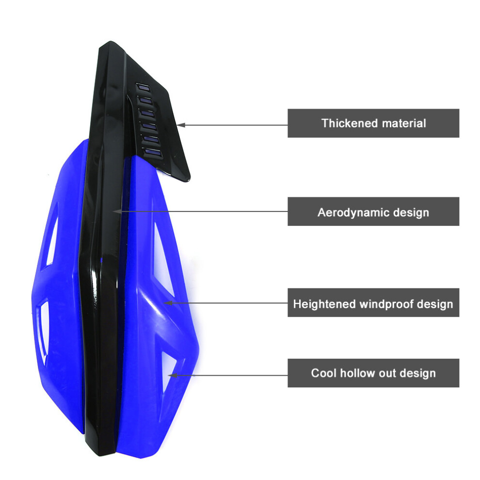 Motorcycle Hand Guard 7/8In 22Mm Abs Fall Resistant Protector Universal For Motorcycle Electric Bike Scooterblue 9361323767232