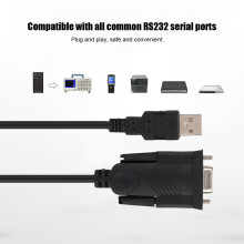 USB 2.0 zu RS232 Seriellkabel DB9 Feminin 1.5M für PC & PDA