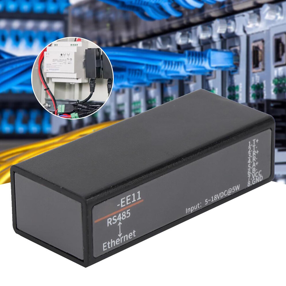 Hf7121 Serial Server Rs485 To Ethernet Dtu Short Message Communication Module 5Â36Vdc 7651323769193