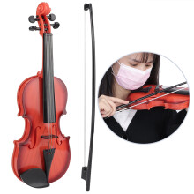Simulierter Kinder-Akustik-Violinentoy - Verstellbar, Hellbraun, 39x13,5cm