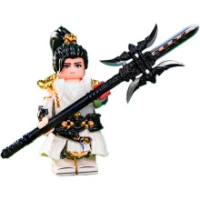 (Huangtian Emperor Stone) Zhang Fei, the third-party doll, the romance of the three kingdoms generals, the building blocks, the national tide toys, weapons and armor cloak