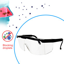 Modell 359 Anti-Beschlag Sturm- und Staubschutzbrille, 149x59mm, Leuchtendes Schwarz