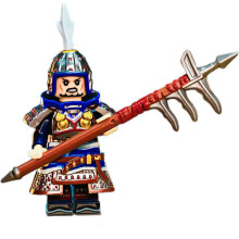 (Tiger and Leopard Riding) Zhang Fei, the third-party doll, the romance of the three kingdoms generals, the building blocks, the national tide toys, weapons and armor cloak