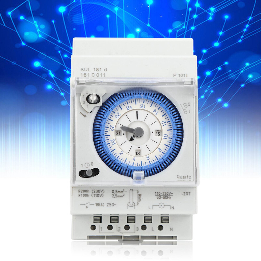 Sul181d Mechanical Timer 15 Minutes 24 Hours Timer Time Switch Relay 250Vac 16A 7631323772553