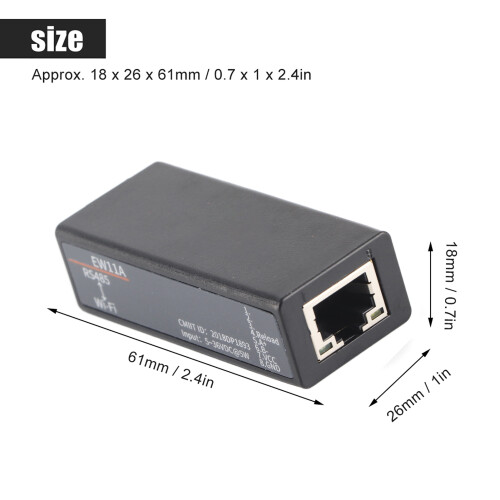 RS485 zu WIFI Serieller Server HF7221, 160 MHz Cortex-M4, 8 Anschlüsse 1