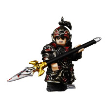 (Black Armored Zhao Yun) Zhang Fei, the third-party doll, the romance of the three kingdoms generals, the building blocks, the national tide toys, weapons and armor cloak