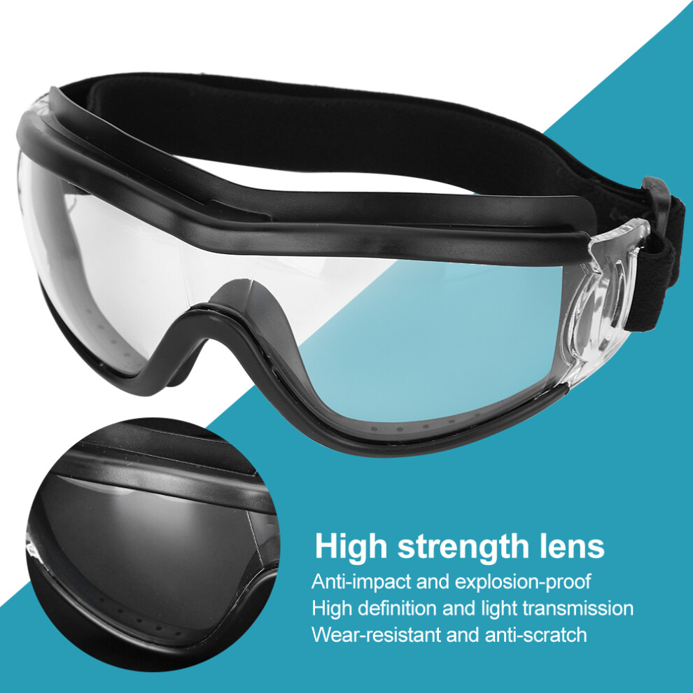 Children Anti Fog Dustproof Waterproof Goggles Unisex Kid Cycling Windproof Protective Safety Glasses(Black ) 9451323774153