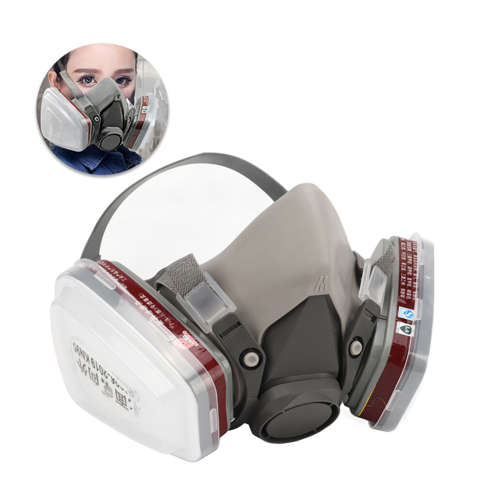Half Face Respirator Chemical Spray Protective MouthâMuffle For Painting Pesticide Methanal 8431323774194
