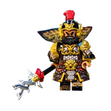 (Zhang Fei) Zhang Fei, the third-party doll, the romance of the three kingdoms generals, the building blocks, the national tide toys, weapons and armor cloak