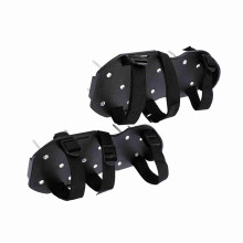 1 Pair of Lawn Aerator Sandals Heavy Duty Grass Spiked Shoes with Plastic Buckle Garden Tool