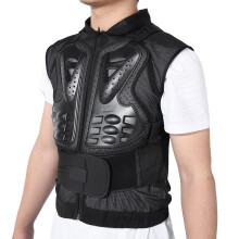 Motorcycle Vest Sleeveless Body Armor Protector Racing Protective Gear Jacket (M)