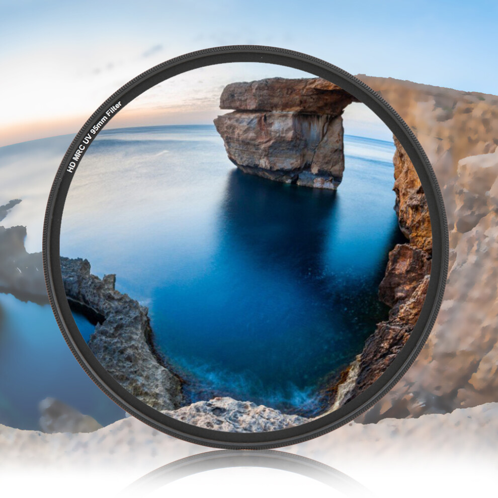 Junestar Optical Glass Lightweight 95Mm Mc Uv Lens Filter Accessory For Canon/Nikon Slr Camera 4981323776826