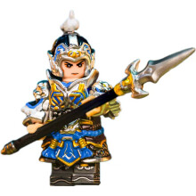 (Zhao Yun) Zhang Fei, the third-party doll, the romance of the three kingdoms generals, the building blocks, the national tide toys, weapons and armor cloak