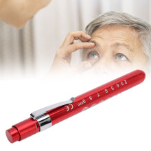 Professional Diagnostic Lamp Clinical Pen Ophthalmic Examination Pupil Check Pen LightRed