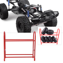 Metal RC Car Tires Storage Rack Wheels Shelf Accessory for 1/10 Scale Remote Control Carred