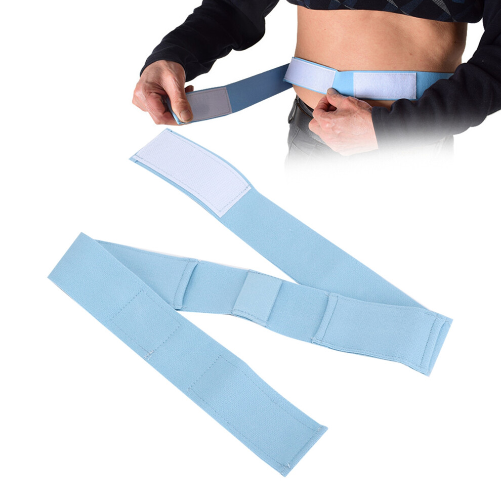 Peritoneal Dialysis Conduit Belt Adjustable Breathable Abdominal Back SupportBlue L