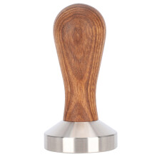 51mm Stainless Steel Wood Handle Coffee Tamper Coffee Powder Pressing Tamping Tool for Home Use
