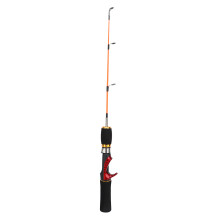 52cm Ice Fishing Rod Pole Two Sections Three Guide Ring FRP Fiber Material Accessory