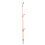 52cm Ice Fishing Rod Pole Two Sections Three Guide Ring FRP Fiber Material Accessory 7